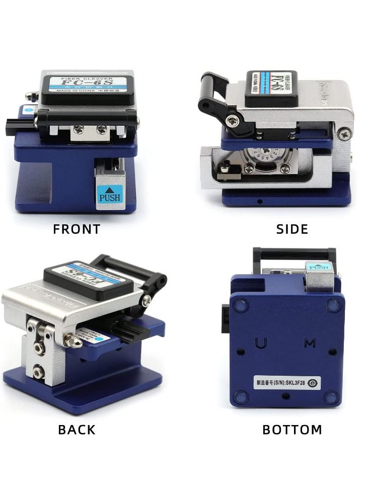 FC-6S Optical Fiber Cleaver Stripping Cutter Tool Cleaves Compatible for SUMITOMO with 36000 Cleaves and Coating Diameter: 250μm - 900μm 12 Position Blade Cold Connection Tools Fiber Equipment Used in  - Image 2
