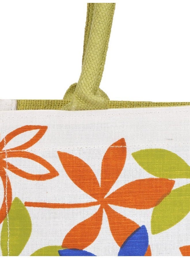 Jute Cottage Eco-Friendly Women's Classic Tote Shoulder Bag | Green Jute Handbag (Model XC15-0002BN) | Handcrafted Sustainable Bag for Office, Travel, Daily Use - Image 5