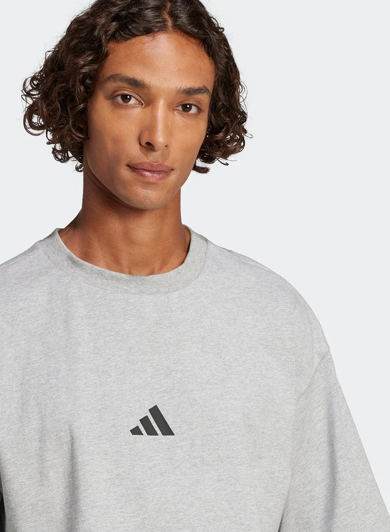 Adidas MGREYH Future Icons Small Logo Tee for Men | Best Price UAE