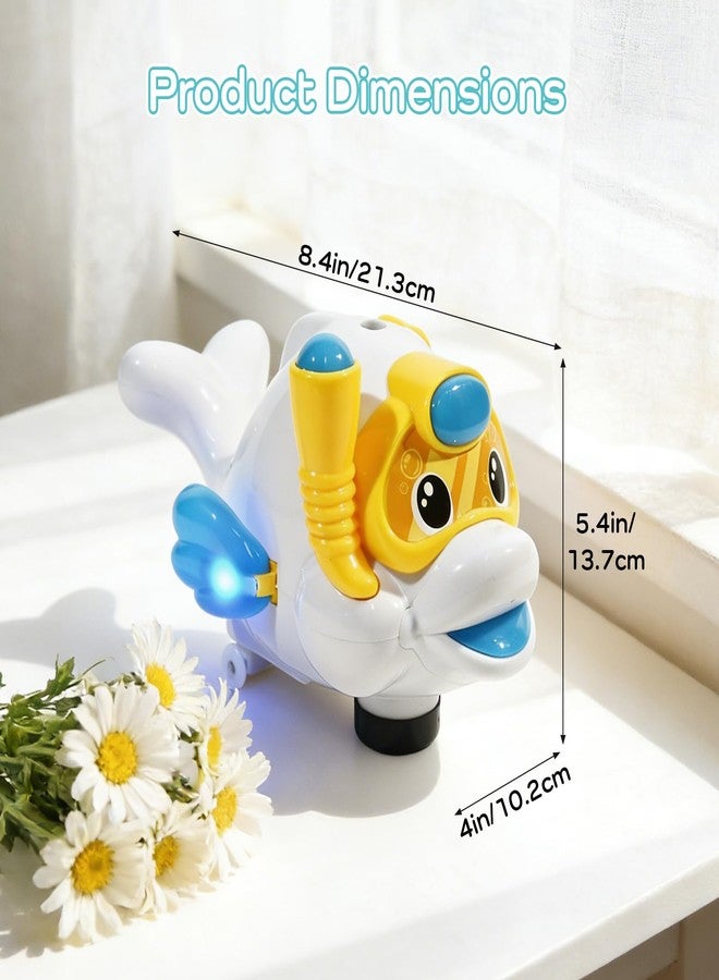 lonfypeng Baby Fish Musical Crawling Toy with Lights, Sounds, Blowing Ball, Infant Sensory Toys, Birthday Gifts for Kids Boy Girl 3 4 5 6 7 8 Years - Image 5