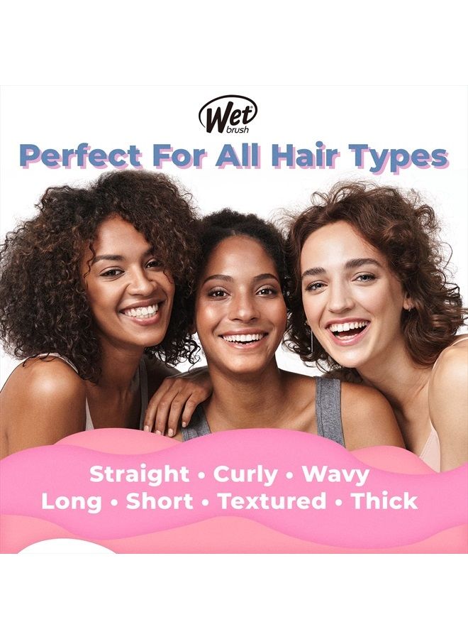 Wet Brush فرشاة فك تشابك الشعر الأصلية من ديزني Princess Wholehearted - Belle، وردي - لجميع أنواع الشعر - شعيرات IntelliFlex فائقة النعومة تنزلق بسهولة خلال التشابك - Image 5