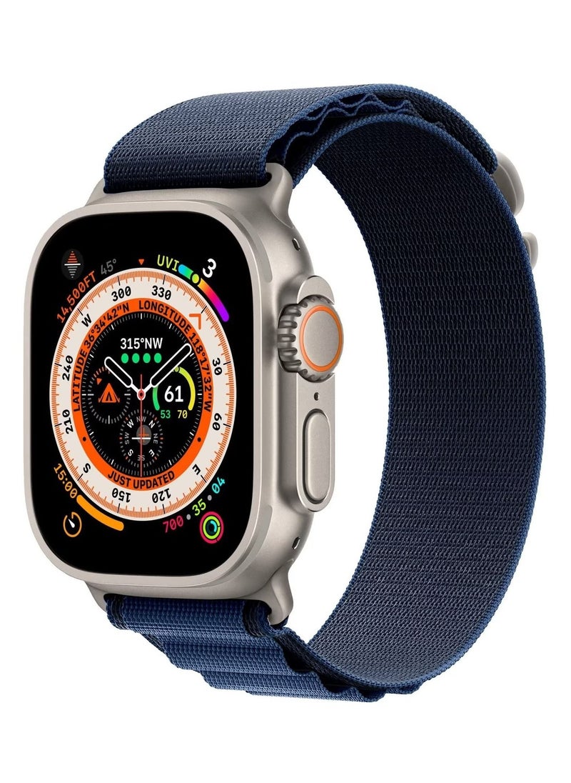 BORTONY Alpine Loop Strap Compatible with Apple Watch Ultra Strap 49mm Size 45mm 44mm 42mm Sports Nylon Adjustable Replacement Band with Titanium G-Hook for iWatch Series 8 7 6 5 SE  - Image 3