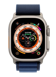 BORTONY Alpine Loop Strap Compatible with Apple Watch Ultra Strap 49mm Size 45mm 44mm 42mm Sports Nylon Adjustable Replacement Band with Titanium G-Hook for iWatch Series 8 7 6 5 SE  - Image 4