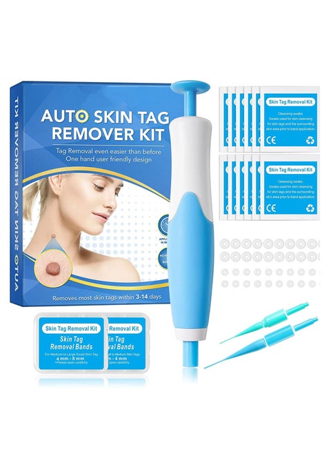 Skin Tag Remover, Auto Painless Skin Tag Remover Device for Small to Large Sized Skin Tags (2mm-8mm), Easy Application Device to Remove Skin Tags in Minutes