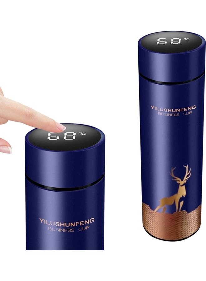 NIBEMINENT Stainless Steel LED Smart Temperature Display Vacuum Thermo Bottle Multicolour 500ml - Image 1