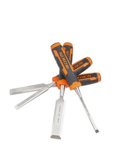 NIBEMINENT 4-Piece Wood Chisel Set multicolour 