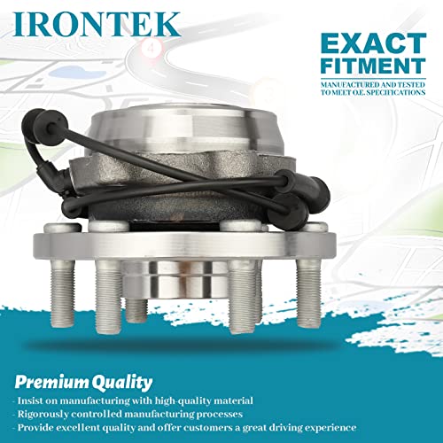 IRONTEK 515065x2 Front Wheel Bearing and Hub Assembly w/ABS Fits 2005-2015 for Nissan Frontier/Xterra, 2005-2012 Pathfinder, 2009-2012 for Suzuki Equator 4WD 4X4 6 Lugs w/ABS - Image 4