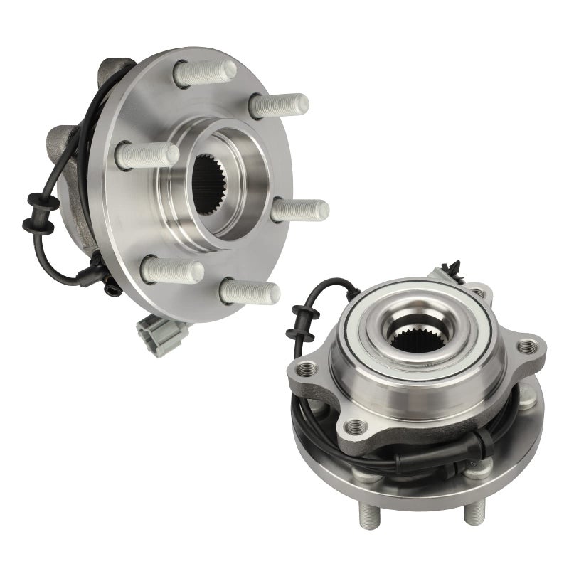 IRONTEK 515065x2 Front Wheel Bearing and Hub Assembly w/ABS Fits 2005-2015 for Nissan Frontier/Xterra, 2005-2012 Pathfinder, 2009-2012 for Suzuki Equator 4WD 4X4 6 Lugs w/ABS - Image 2