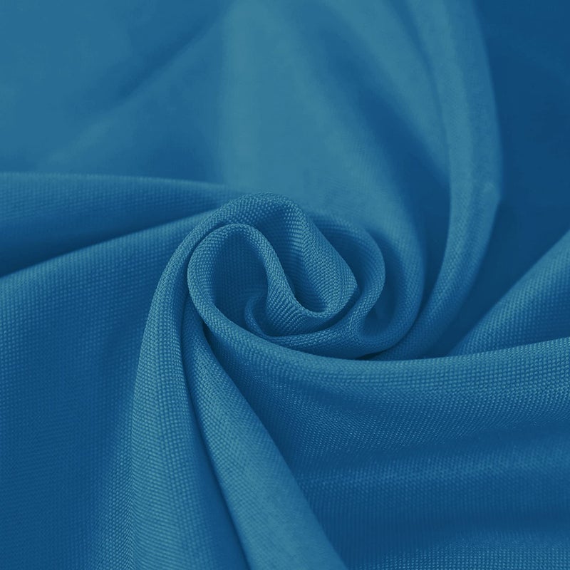 Cupuamon Rectangle Tablecloth 60x102 inch Washable Polyester Fabric Table Cloth for Wedding Party Dining Banquet Decoration(60x102  Mediterranean Blue) - Image 3