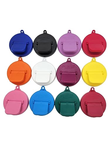Beverage Buddee Can Cover - Can Cover For Standard Size Soda/Beer/Energy Drink Cans - Made In The USA - BPA-PCB Free - Assort Colors (Plain - 12 Pack) - Image 1