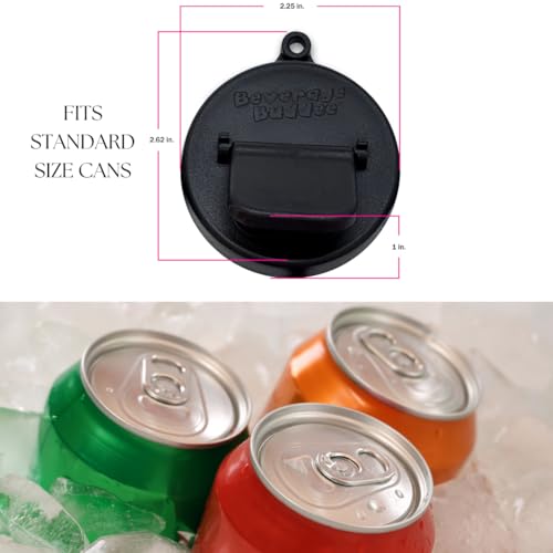 Beverage Buddee Can Cover - Can Cover For Standard Size Soda/Beer/Energy Drink Cans - Made In The USA - BPA-PCB Free - Assort Colors (Plain - 12 Pack) - Image 2