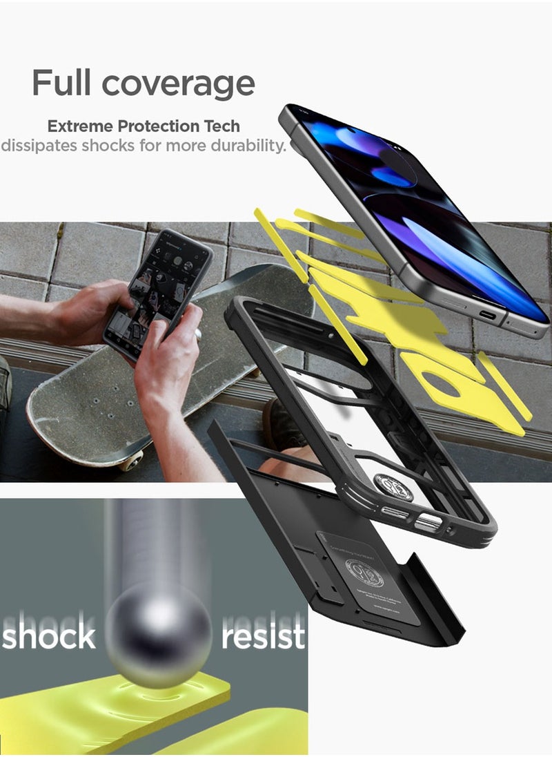 Spigen - Tough Armor Google Pixel 9 Case / Pixel 9 PRO Case Cover with Extreme Impact Foam - Abyss Green - Image 1