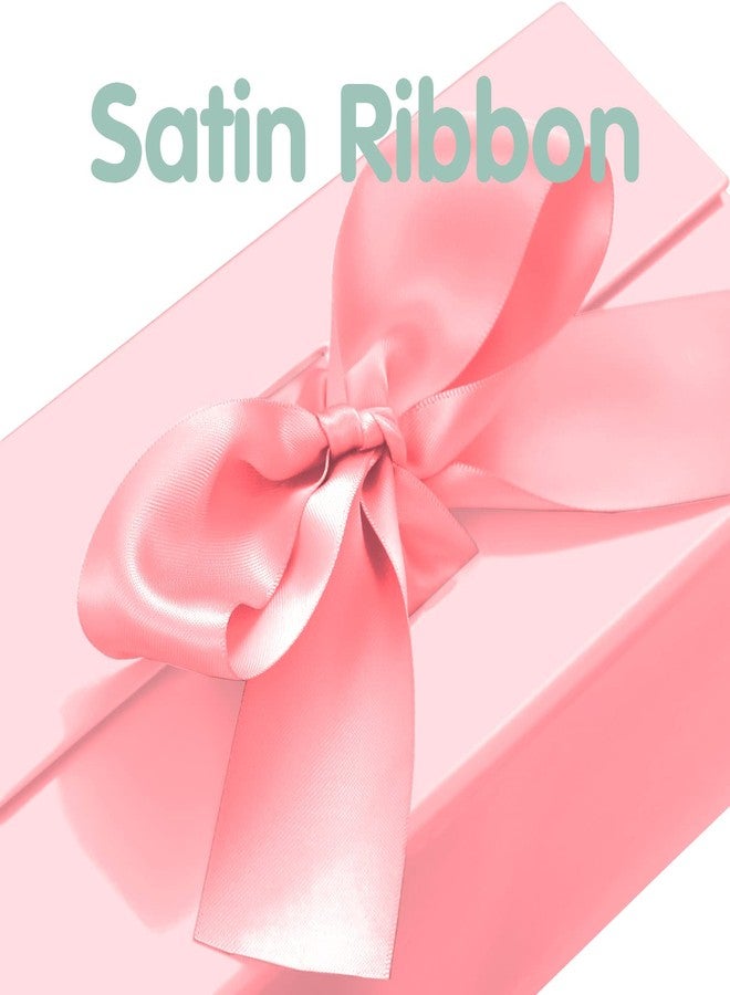 HAPPY POTATO Gift Box with Ribbon 9x6.5x3.8 Inches, Pink Gift Box with Lid and Ribbon, Bridesmaid Proposal Box, Magnetic Gift Box for presents (Glossy Pink) - Image 5