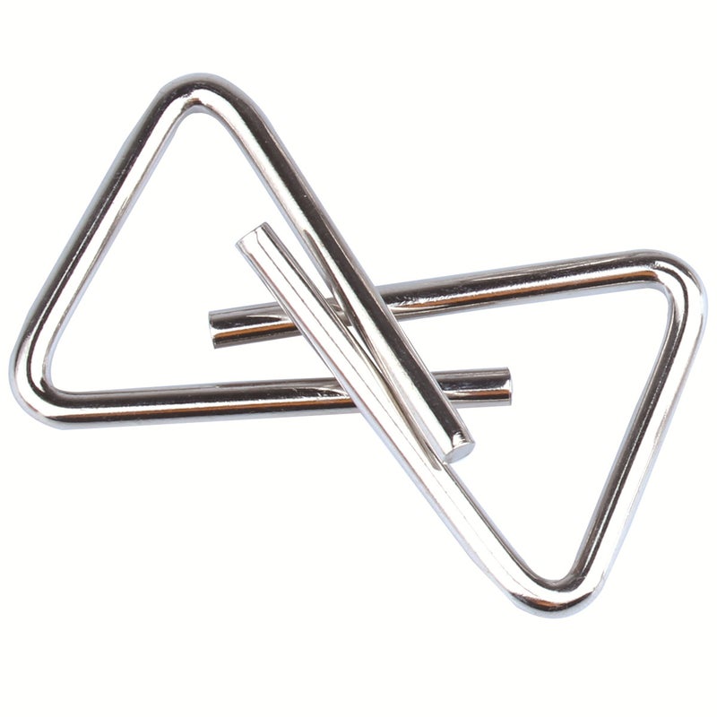 Metal Nine-Link Intelligence Unlock Traditional Toys Intelligence Buckle Decompression Adult Intelligence Toys Explosions - Image 1