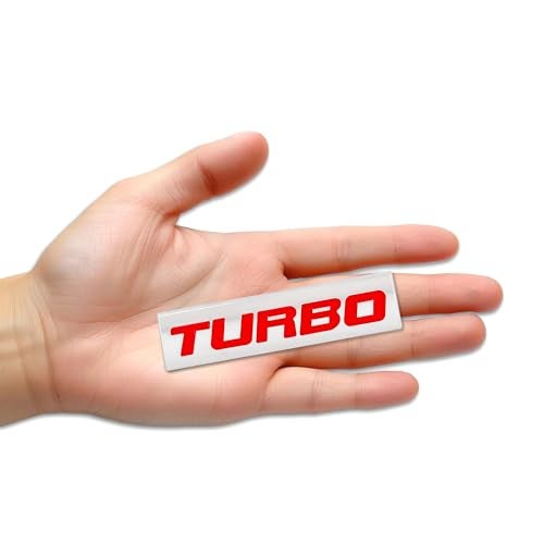 SIAGO SIA278 Premium Turbo Metal Car Sticker - Durable & Stylish Auto Emblem for Vehicles - Customizable Designs - Easy Installation - Weather-Resistant & Long-Lasting - Image 1