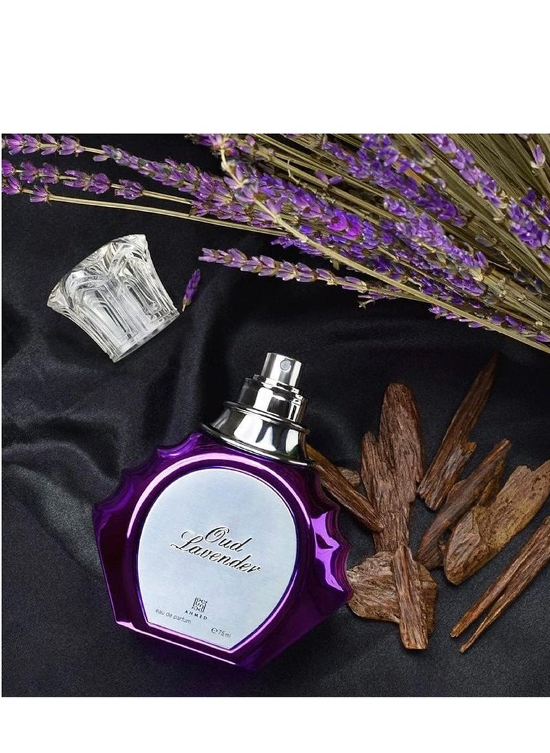 Ahmed Al Maghribi - Oud Lavender EDP 75ml - Image 1