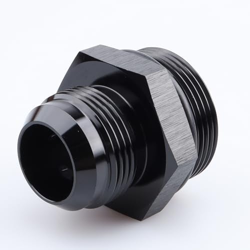 AC PERFORMANCE محول تركيب ألومنيوم أسود ذكر -16 AN إلى -20 AN ORB - Image 3