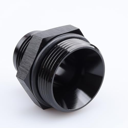 AC PERFORMANCE محول تركيب ألومنيوم أسود ذكر -16 AN إلى -20 AN ORB - Image 4