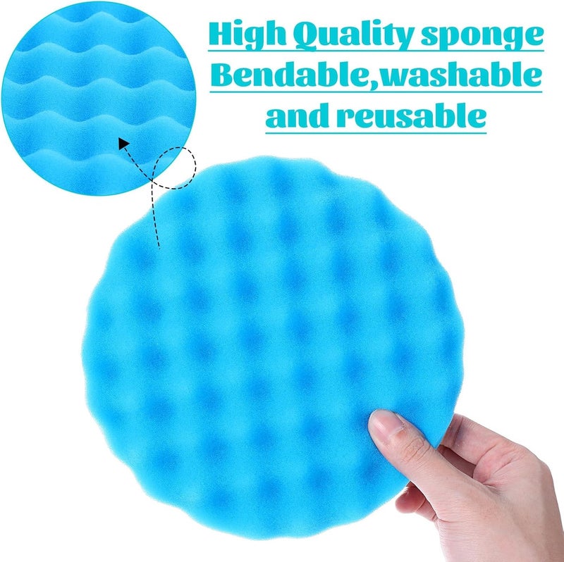 HALAMODO Compound Drill Sponge Buff Polishing Pad Set, Car Buffing Polishing Padfor Car Buffer Polisher Sanding Waxing Cutting (7) - Image 3