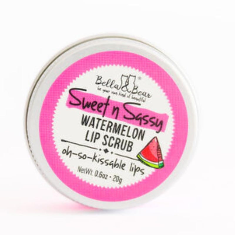 Bella and Bear Sweet n Sassy Watermelon Lip Set, Juicy Scrub and Lip Butter - Gift for Women and Teens 2 x 0.6 oz - Image 3