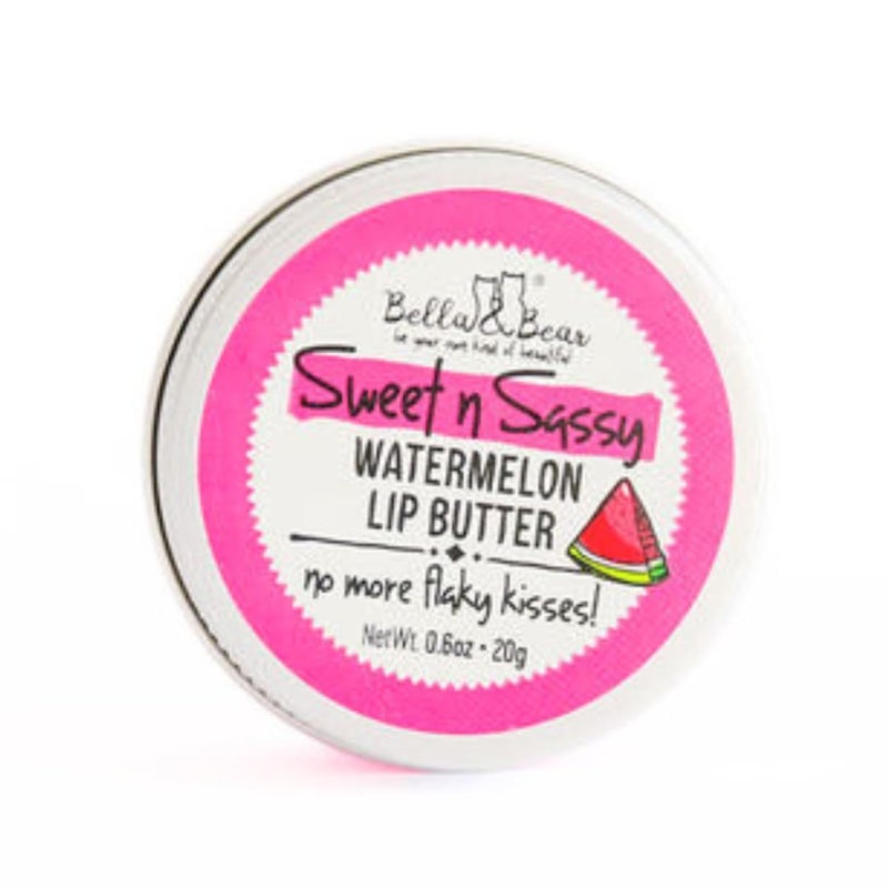 Bella and Bear Sweet n Sassy Watermelon Lip Set, Juicy Scrub and Lip Butter - Gift for Women and Teens 2 x 0.6 oz - Image 2