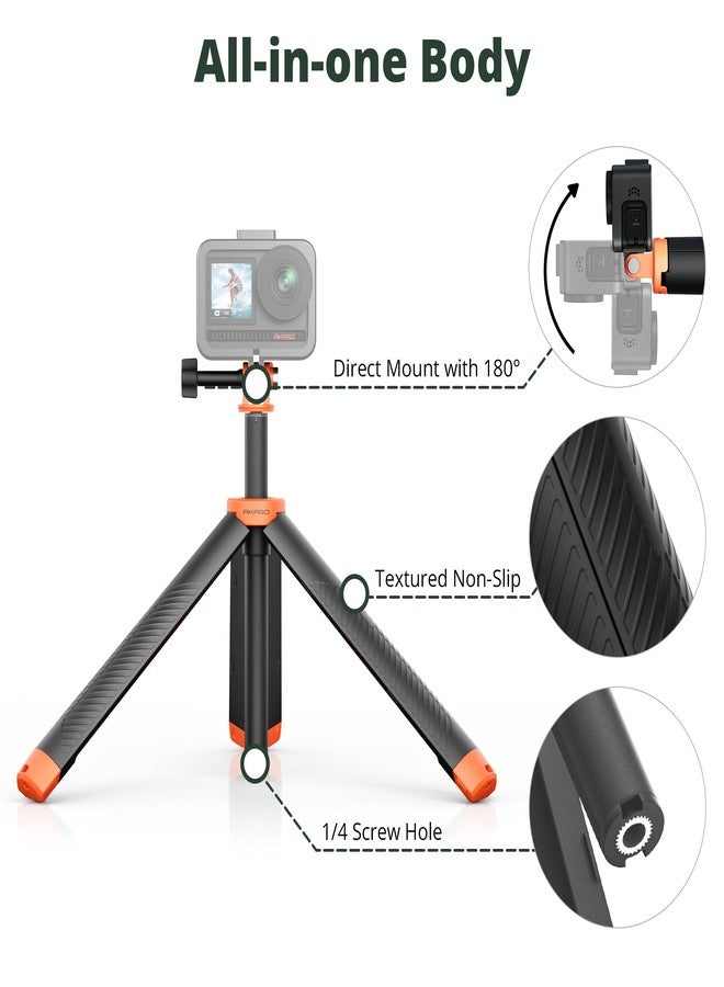 AKASO Floating Selfie Stick Tripod for Gopro Hero 13/12/11/10/ 9/Max/DJI Osmo Action EK7000/Brave 4/Brave 7 LE/Brave 7 Action Camera Handle Mount Accessories - Image 3