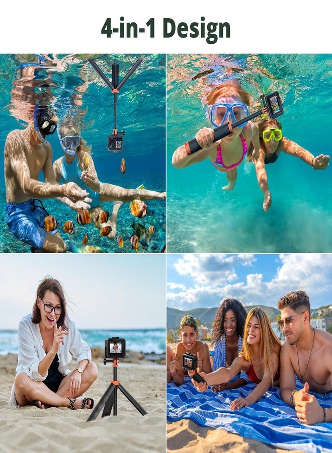AKASO Floating Selfie Stick Tripod for Gopro Hero 13/12/11/10/ 9/Max/DJI Osmo Action EK7000/Brave 4/Brave 7 LE/Brave 7 Action Camera Handle Mount Accessories - Image 4