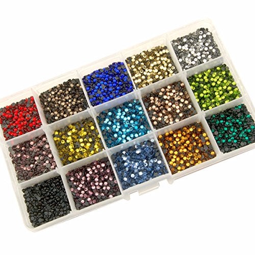 Summer-Ray.com Summer-Ray SS10 2.8mm Assorted Colors Hot Fix Rhinestones in Storage Box - Image 5