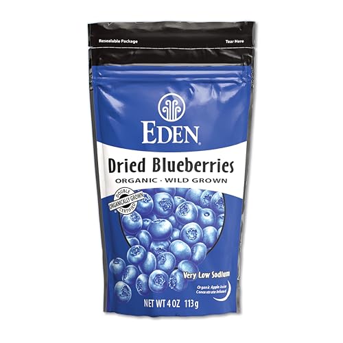 Eden Organic Dried Blueberries, 4 oz Bag - Image 1
