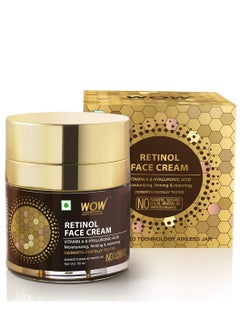 WOW Skin Science WOW Skin Science Retinol Face Cream Oil Free Quick Absorbing For All Skin Types No Parabens Silicones Color Mineral Oil & Synthetic Fragrance 50 ml  - Image 2