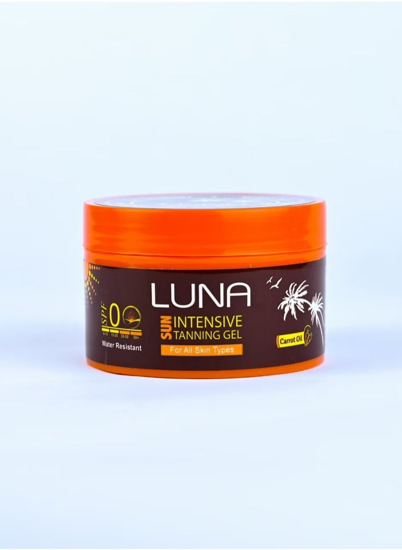 Luna Intensive Tanning Gel 130 gm Long Lasting Natural Bronze Glow  - Image 2