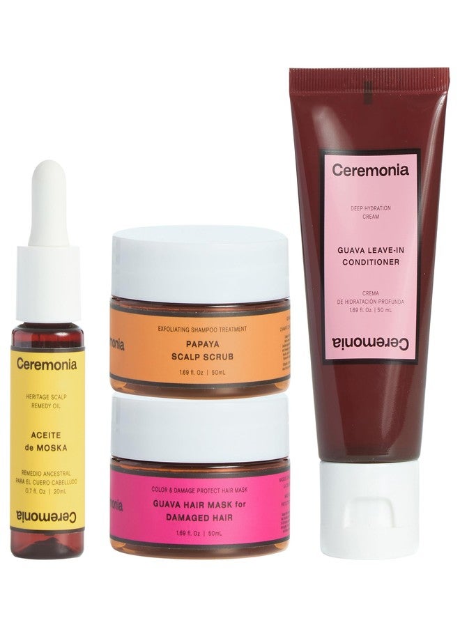 Ceremonia Hair Wellness Kit, Weekly Scalp & Strand Reset Bundle for Deep Cleansing & Hydration - Image 1