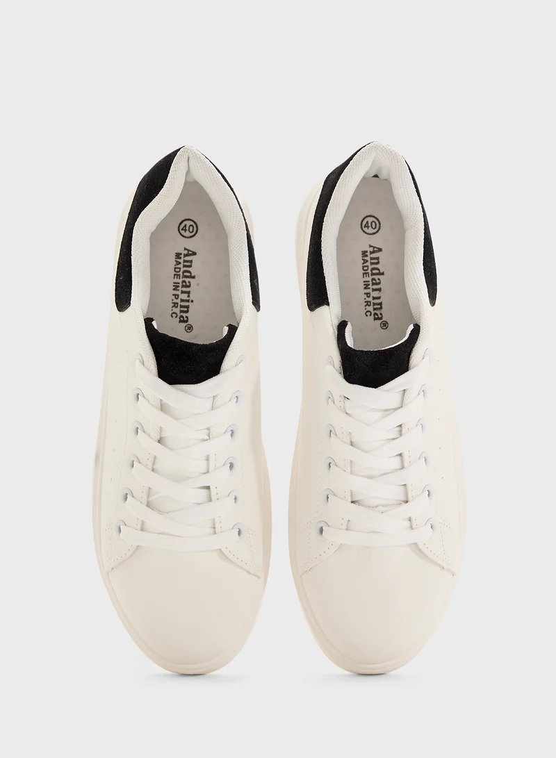 Andarina Ladies Lace Up Sneaker