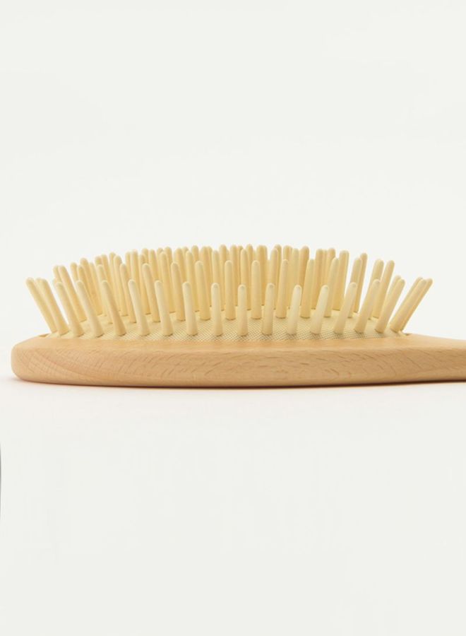 NIBEMINENT Wooden Hair Brush Beige 23centimeter - Image 3