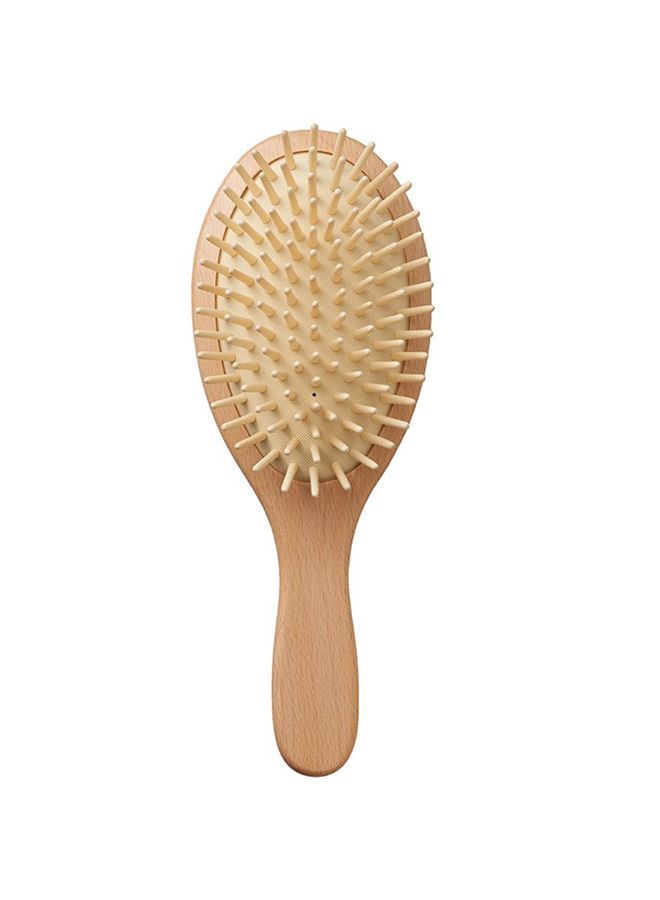 NIBEMINENT Wooden Hair Brush Beige 23centimeter - Image 1