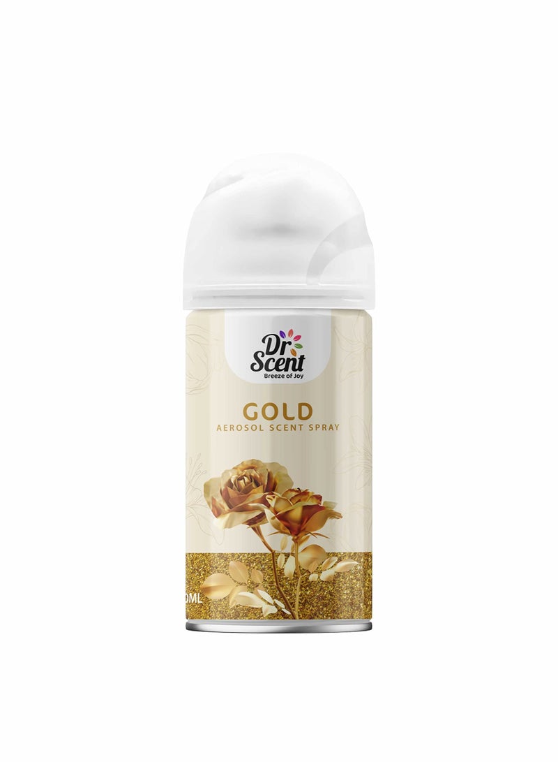 Dr Scent Air Freshener Gold Aerosol Spray (300ml) - Image 1