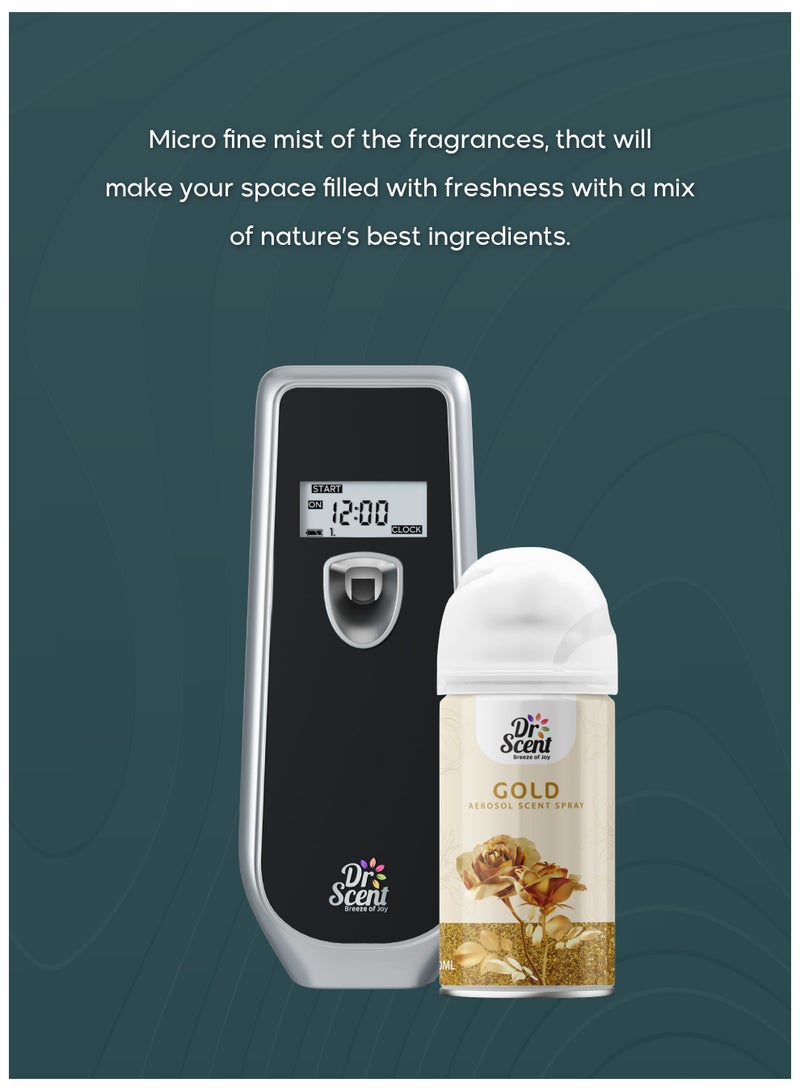 Dr Scent Air Freshener Gold Aerosol Spray (300ml) - Image 4