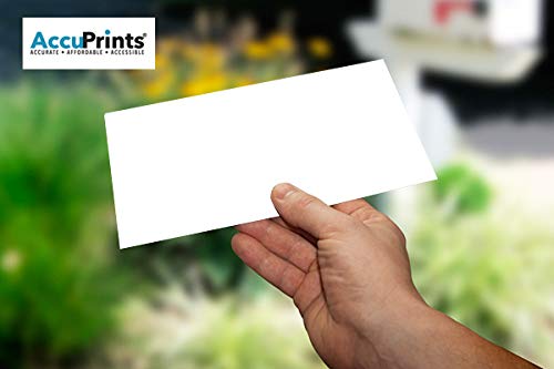AccuPrints White Cheque Size Paper envelope,Thickness - 100 gsm,Size 4.5 X 10 inch,100 Pieces - Image 5