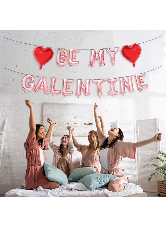 zdshow Be My Galentine Balloons，Galentine's Day Balloon Decorations,Galentine's Day Decor,Valentine's Day Balloon Banner Decoration, Valentine's Day Supplies, Galentine's Day Decorations - Image 4
