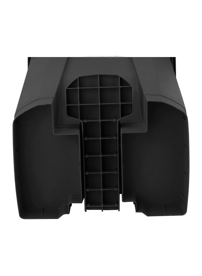 ماركولو سلة نفايات بلاستيكية بدواسة 100 لتر – سلة قمامة ضخمة ومتينة بدواسة قدم وغطاء محكم – مقاومة للعوامل الجوية للاستخدام التجاري والصناعي والخارجي (رمادي) - Image 3