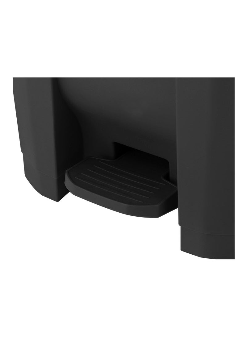 ماركولو سلة نفايات بلاستيكية بدواسة 100 لتر – سلة قمامة ضخمة ومتينة بدواسة قدم وغطاء محكم – مقاومة للعوامل الجوية للاستخدام التجاري والصناعي والخارجي (رمادي) - Image 4