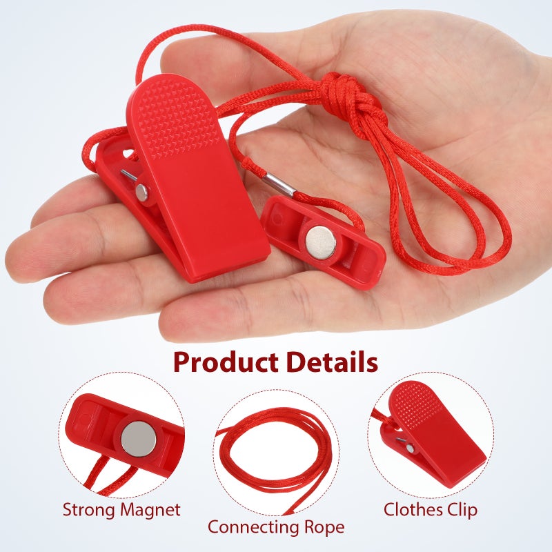Treadmill Key Replacement Universal Running Machine Magnet Safety Key Treadmill Emergency Brake Key - Image 3