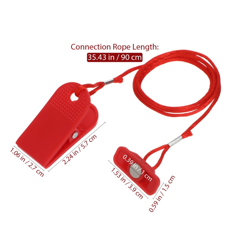 Treadmill Key Replacement Universal Running Machine Magnet Safety Key Treadmill Emergency Brake Key - Image 4