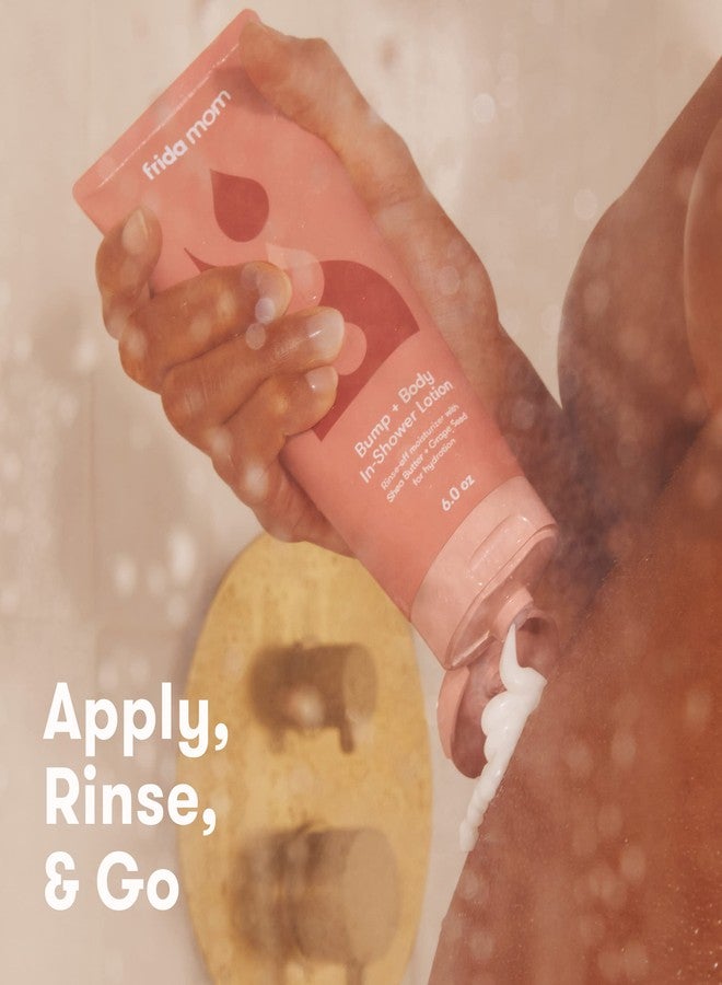 Frida Mom كريم بطن الحمل من فريدا موم، لوشن للجسم في الحمام للجسم بالكامل والبطن، لوشن مرطب للبشرة الجافة والمشدودة للحامل، 6 أونصات - Image 2
