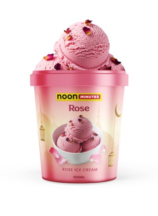 noon Minutes Rose Ice Cream Tub
