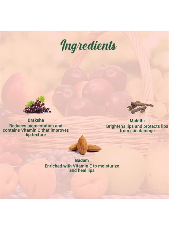 Biotique Bio Fruit Lip Balm, 12 gm - Image 2