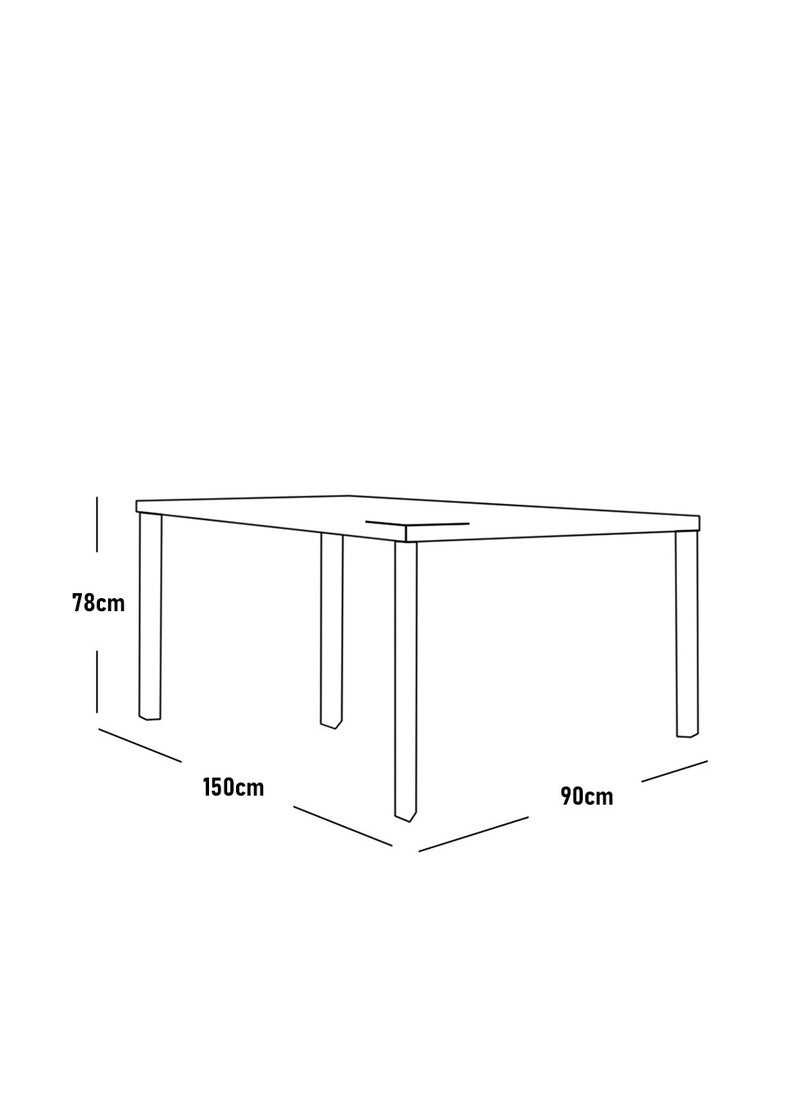 Marble dining table with 6 chairs