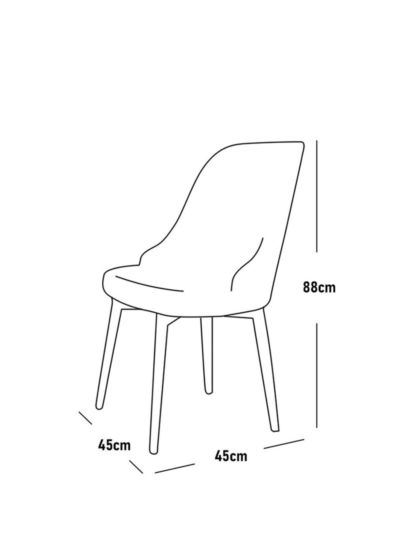 Marble dining table with 6 chairs