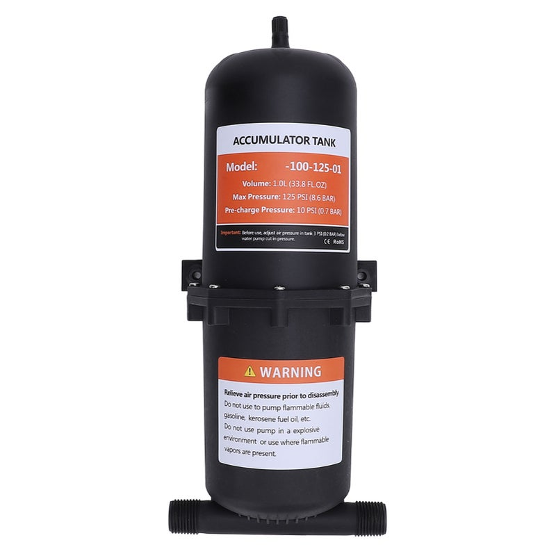 1L Constant Pressure Tank 1/2 MNPT Port Pre Pressurized Accumulator Tank for Boat Travel Trailer Maximum 125PSI - Image 3