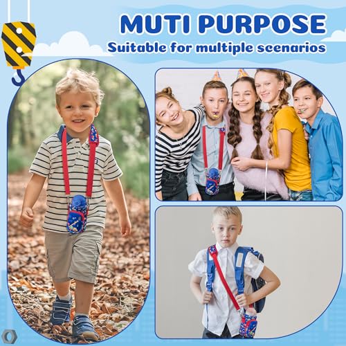 2ooya Car Water Bottle Carrier Bag with Strap for Kids - 10/12/14/16/18Oz Neoprene Insulated Water Bottle Bag Holder with Padded Strap Pocket for Boys Girls School Walking Hiking Camping - Image 5
